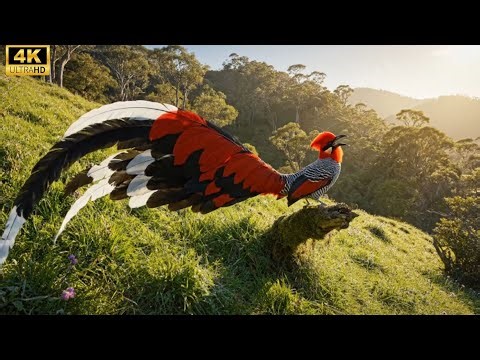 4K ASMR Bird Sounds Gentle Rainy Nights for Relaxation