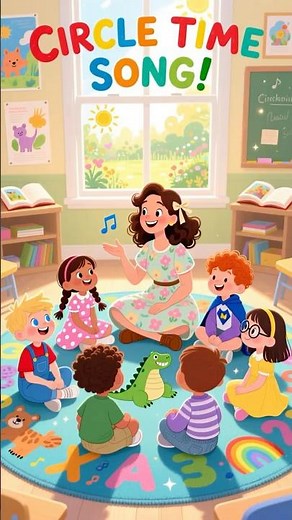 Circle Time Song #circletimesong #kidssongs #nurseryrhymes #preschoolrhymio