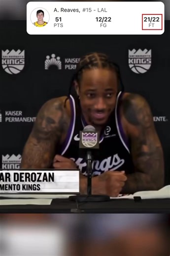 Demar is disgusted with Reaves free throw attempts! 😒 | Bernard King