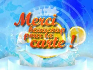 Carte virtuelle de remerciement "Merci beaucoup pour ta carte"