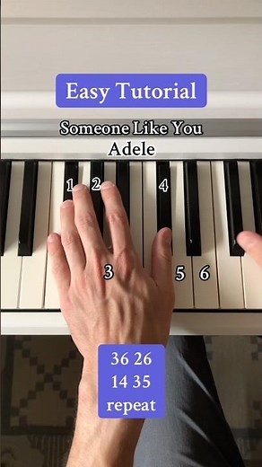 Someone Like You (Easy Tuto) #piano #tutorial #easy