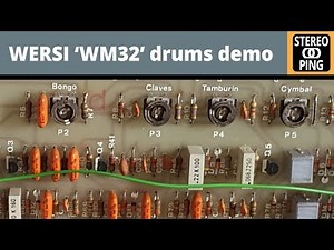 Wersi WM32 organ drums demosong ft. Ambika & Micromonsta