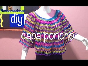 Capa poncho fácil y rápido