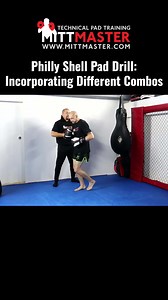 Combinations from the Philly Shell at different ranges. For more click here https://www.mittmaster.com/collections/boxing-courses #boxing #kickboxing #selfdefence #mma #ringcraft #padwork #paddrills #mittmaster #muaythai #clinch | Mittmaster.com