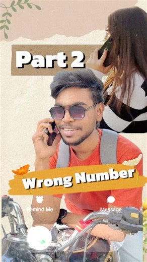 Wrong Number Part-2🧿 #wrongnumber #viral #viralshorts #trending #trendingshorts #fyp #love #series