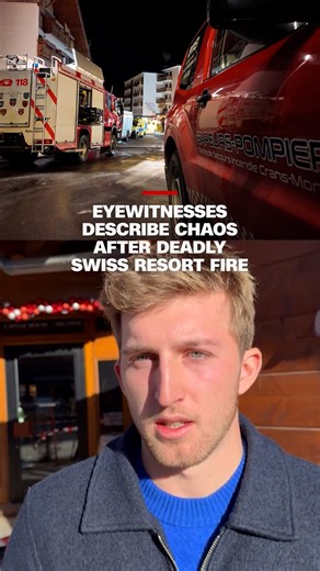 Local residents describe people screaming, struggling to escape, and calling for help after a fire broke out during a New Year's party at the Le Constellation. Police say 40 people were killed and around 115 others were injured in the blaze in Crans-Montana, as authorities investigate the cause and keep the area closed to the public. Follow live updates: https://cnn.it/4pZSqFf | CNN