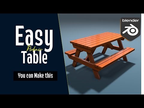 How to Make a Picnic Bench in Blender (and why you should!)