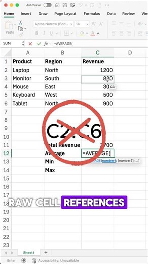 Make sure your Excel sheets look professional.Here’s a quick explanation of Named Ranges #excel