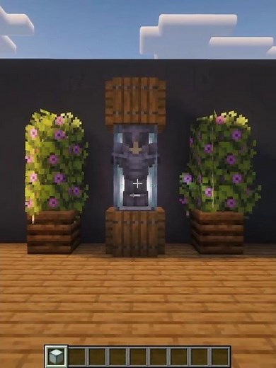 Minecraft Floating Armor Stand Build Tutorial (Easy Hidden Trick!)