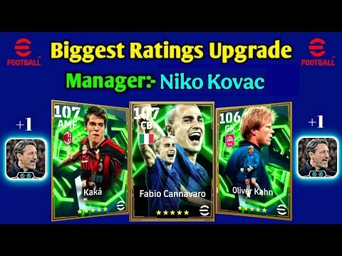 Biggest Players Ratings Upgrade With New Manager Niko Kovac In eFootball 2026 Mobile