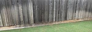 edging/border along fence