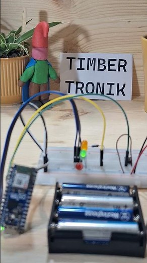 Simple arduino build with LED sequence #arduino #arduinoproject #shorts #maker #electronics