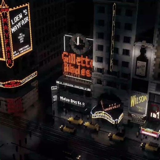 A Rainy Night in 1930s New York