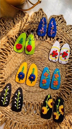 প্রথম Embrodiery hairclip বানালাম ♥️✨#handmade #reelsvideoシ #diy #jewellerymaking #new #craft