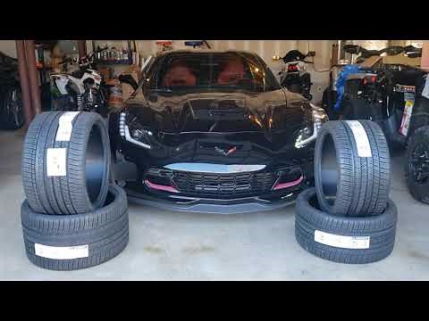 Michelin Pilot Sport All Season 4 ZP on C7 Corvette