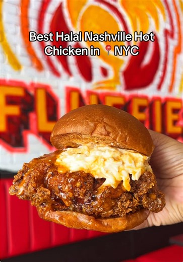 If you’re looking for the best halal Nashville hot chicken in NYC, this is your sign to check out Fluffies Hot Chicken 🔥🍗 @Fluffieshotchicken just opened their newest and BIGGEST 5th location in Harlem and honestly, every single bite lived up to the hype!! They’re known for their insanely crispy Nashville hot chicken where you can choose your spice level and turn the heat ALL the way up 🌶️🔥 📍Fluffies hot chicken 66 W 125th St, New York, NY 10027 #nashvillehotchicken #nycrecs #nyceats #halal