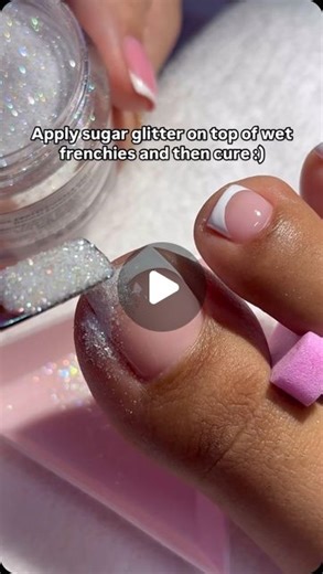 Nail art  Manicure on Instagram: "Beautiful natural toe nails By @b0mbnailz"