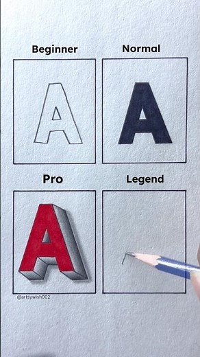 A word Drawing Tutorial #shorts #shortsfeed #youtubeshorts #art