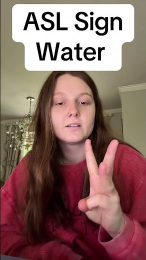 Learn How To Sign "Water" in ASL for Beginners | American Sign Language #shorts