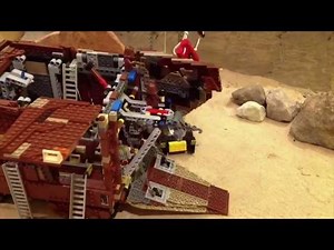 Watch these Jawas construct a Lego Sandcrawler