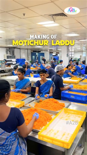 From our factory to your festivities — laddus made the authentic way! | Adyar Ananda Bhavan