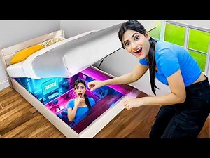 I Build A Hidden SECRET ROOM In My House 🏡🤫 | *gone wrong* 😭 | SAMREEN ALI