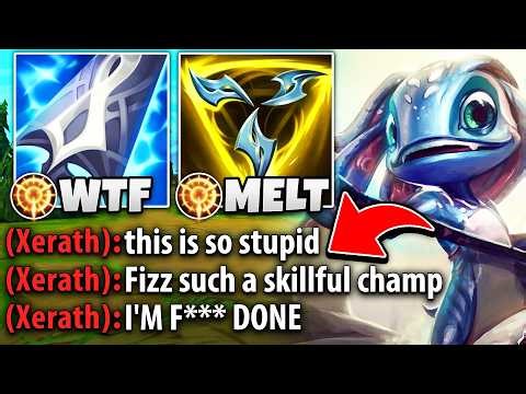 This guy picked Xerath mid, so I locked in Fizz and ruined his day (HE WAS RAGING)