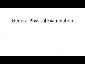 General Physical Examination of CVS