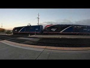 Amtrak train #11 Coast Starlight in Martinez Ca 11/1/25