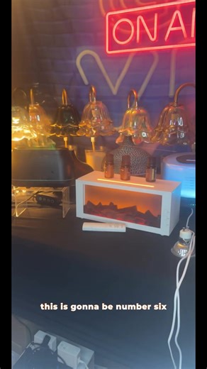 Fireplace Flame Essential Oil Diffuser (300ml) – 7-Color LED, Timer, Auto Shut-Off, Remote 3 Oils Included relaxing diffuser fireplace flame humidifier Aroma Air Purifier Humidifier Compact Smart Aromatherapy Diffuser Dual Spray Ultrasonic Humidifier v