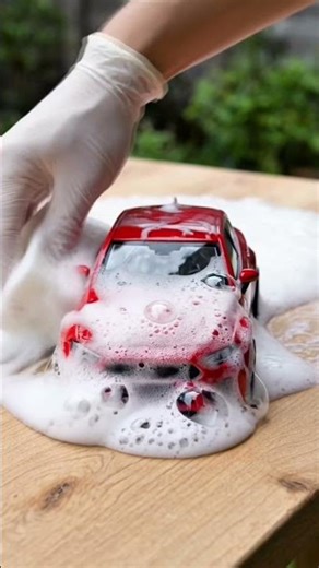 Extremely Muddy Toy Car Wash 😱 | Satisfying Cleaning Transformation #shorts