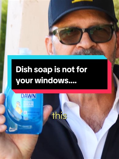Stop Using Dish Soap on Your Windows! 🚫 #homeowner #cleaning #hometips #washing