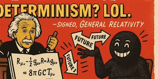 General Relativity Is Not (Technically) Deterministic