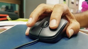 Mans Hand Using Computer Mouse Clicking Stock Footage Video (100% Royalty-free) 1012916792 | Shutterstock
