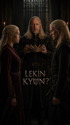 Why did Viserys choose Rhaenyra over Daemon? #shorts #daemontargaryen