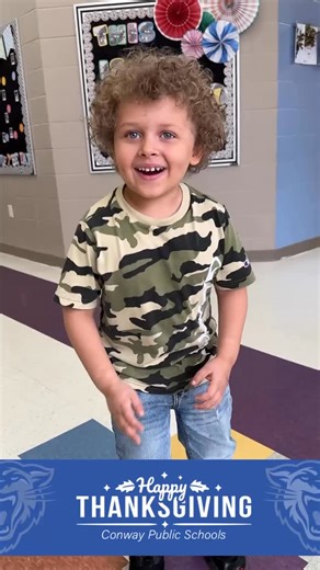 We are so thankful here at CPSD! #WampusCats #LittleCats #WeareCPSD ChampionsforKids | Conway Public Schools