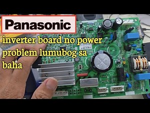 Panasonic refrigerator inverter type lubog sa baha ayaw na gumana ayusin natin