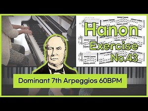 Hanon Exercise No.43 [60 BPM]