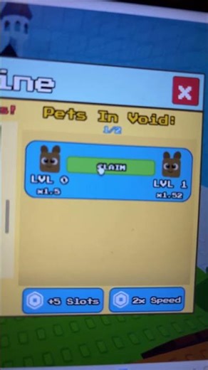 Getting the void bear in sword swing simulator