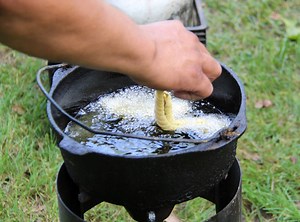 6.2K views · 155 reactions | JAY – Even today, many Cherokees continue living off the land by gathering or hunting. Another way is by gigging or catching fish and cooking them in a fish fry. Cherokee Nation citizen Stephen Summerfield is a second-generation fisherman, learning to gig and fish from his father, Henry Summerfield, and his father-in-law, William Turtle. | Cherokee Phoenix | Facebook