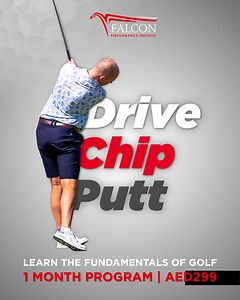 16 reactions | Learn the fundamentals of golf with our Drive, Chip, and Putt program at The Falcon Performance Institute⛳️ ​ 1 Month Program | AED299 including club rental and access to practice facilities Click to find out more  https://bit.ly/dcpjune22 | Abu Dhabi Golf Club | Facebook