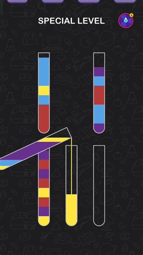 Water Sort Puzzle Special Level 🎮| Gaminghub0784 | Water sort puzzle game solving skills