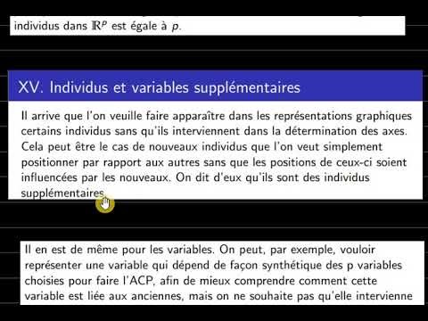 9 ACP normée et résumé de la démarche d une ACP