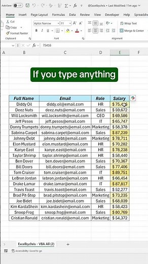 How to use VBA to adjust Excel Data #excel #scribehow #spreadsheet