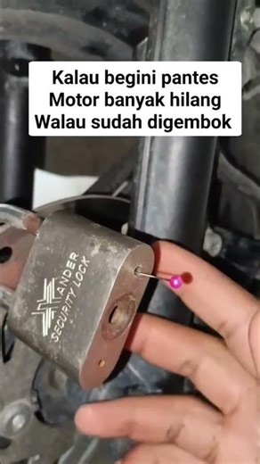 cara membuka gembok dng mudah