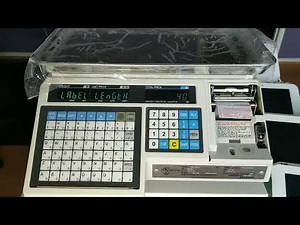 How to configure LST 8040 label format, length,adjust,feed on CAS LP 1000