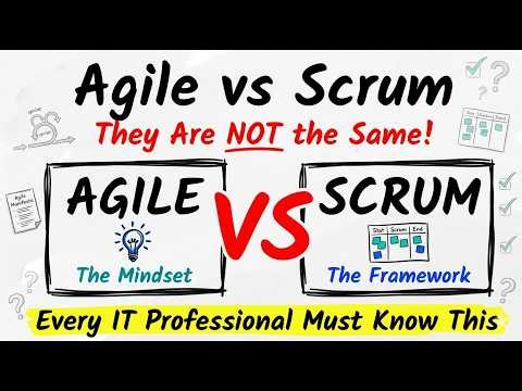 Agile vs Scrum | What's the Difference? Explained Simply for Beginners