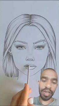 How to Draw a Perfect Face in 5 Minutes 😱 | Easy Pencil Drawing Tutorial for Beginners 🎨 #HowToDraw