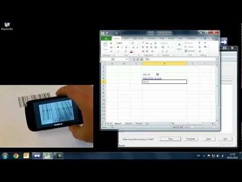 Mit Android Smartphone Barcodes in Excel einscannen