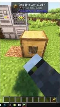 HOW TO USE DRAWERS IN MINECRAFT WITH FUNCTIONAL STORAGE